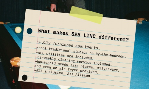 list defining what makes 525 LINC different 